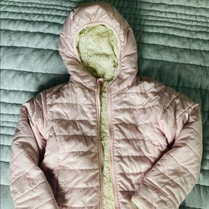 Girls Sz 5 North Face Mossbud Swirl Parka